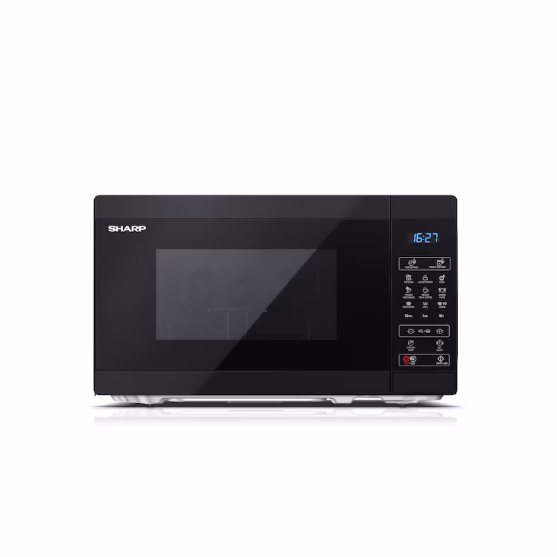 Sharp Microwave 20L with Grill Digital Black YC-MG02E-B