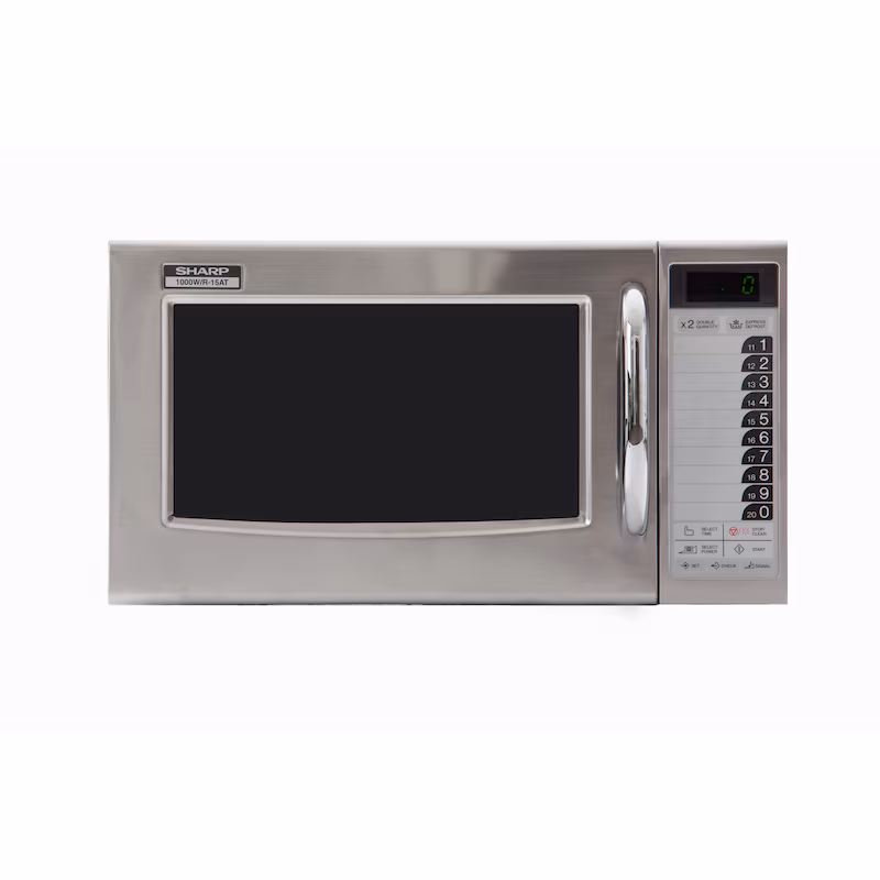 Sharp Professional Microwave R-15AT, 28 L, 1000 W, Stainless Steel, LED Display