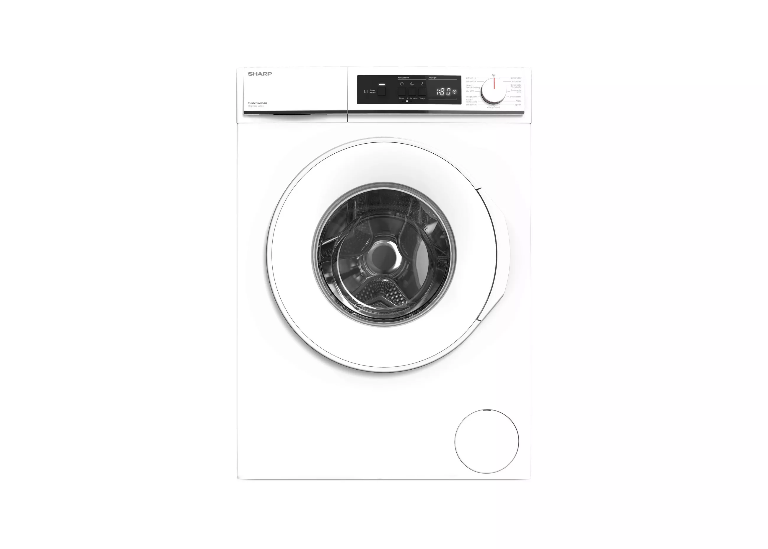Sharp Washing Machine ES-NFA714WWNNA-DE