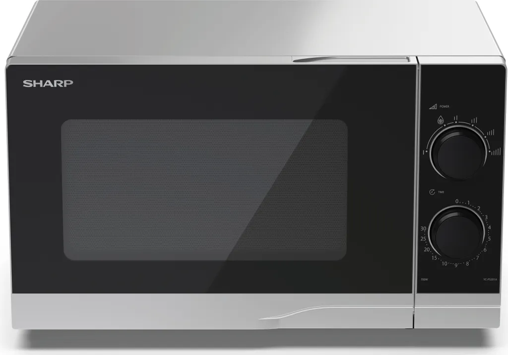 SHARP YC-PS201AES Microwave 700W, 6 power levels, 20 liter capacity