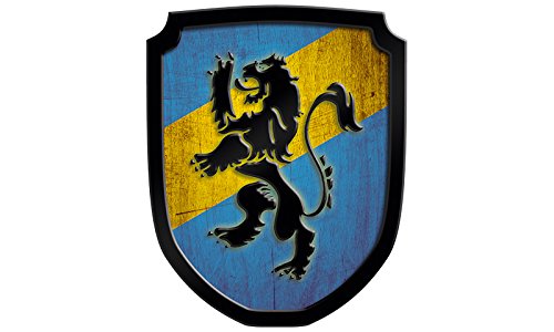 Shield Blue/Yellow Lion 78