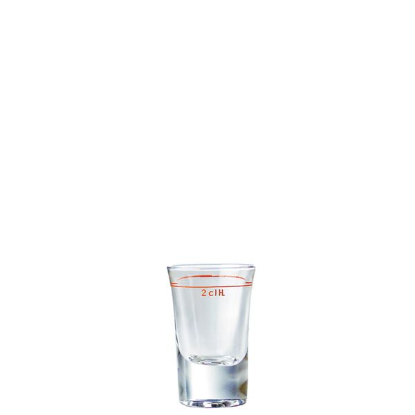 tableroc Shot Junior 3 Cl M. Filling Line 2 Cl| -|, Contents: 30 Ml, H: 70 Mm, D: 45