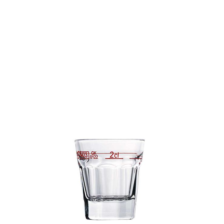 tableroc Shot Obermeister 3.6 cl with filling line 2 cl |-|, contents: 36 ml, D: 46 mm, H: 55 mm