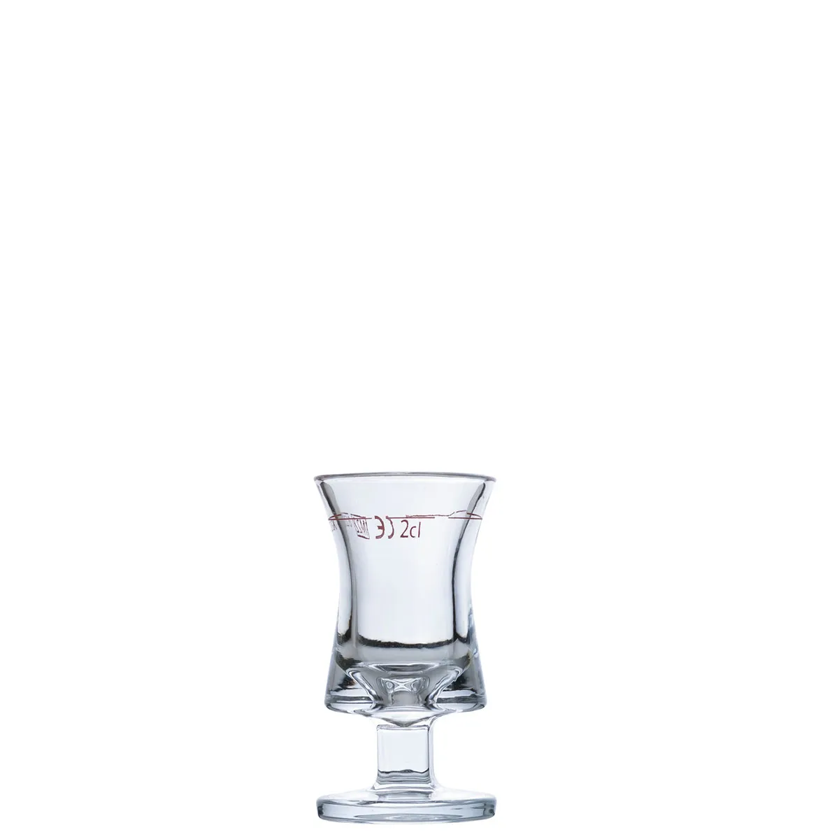 Shot Rittmeister 2.8 cl with fill line 2 cl |-|, Contents: 28 ml, D: 45 mm, H: 85 mm, 72 sets