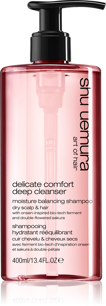 Shu Uemura Deep Cleanser Delicate Comfort hydrating shampoo for dry hair