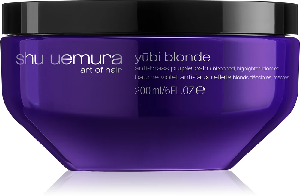 Shu Uemura Yūbi Blonde Mask neutralizes yellow discoloration