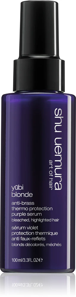 Shu Uemura Yūbi Blonde Serum Hair serum neutralizes yellow discoloration