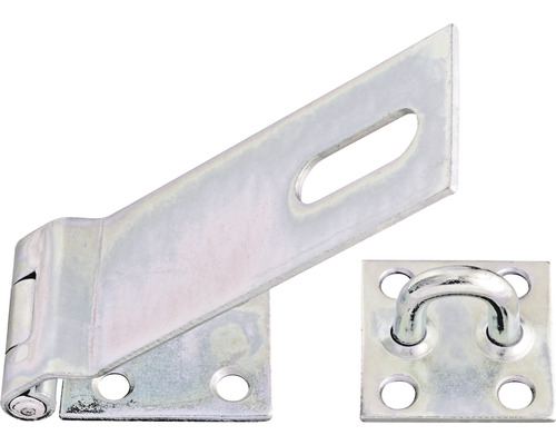 Alberts Safety hasp particularly heavy 155 x 50 x 70 mm galvanized, thick-film passivated