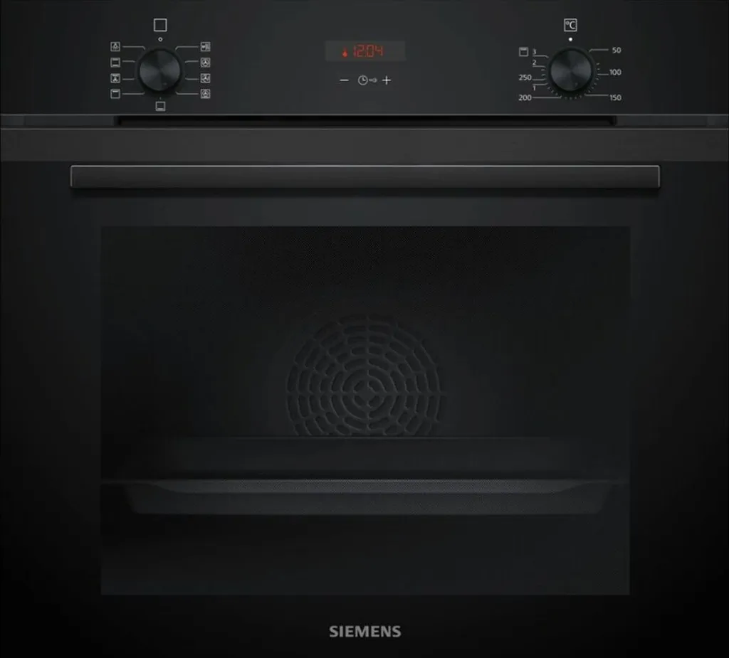 SIEMENS Oven 60 cm 1-level telescopic rail 71 L 3D hot air HB234AEB3 Built-in appliance A+