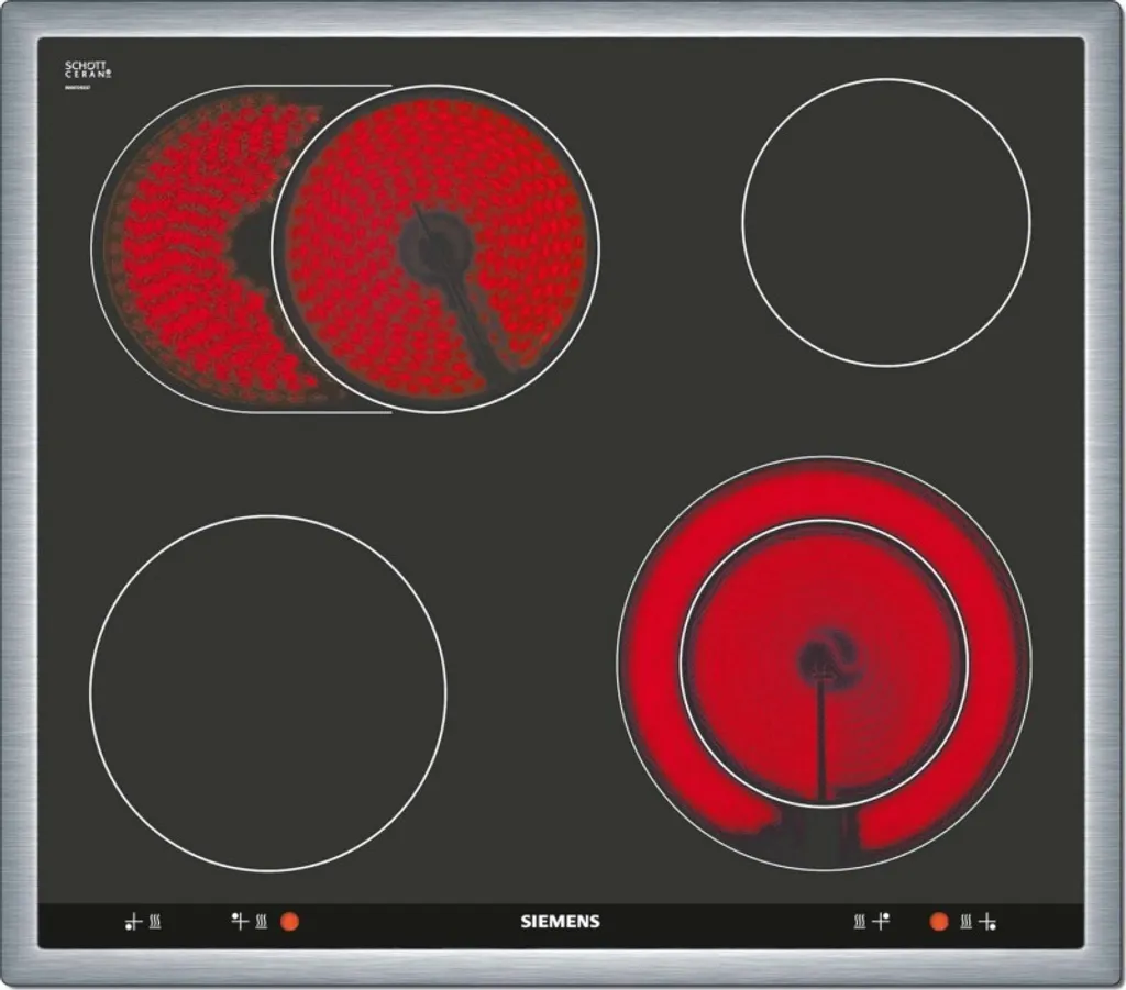 Siemens EA645GN17 Electric Cooktop Flat Frame