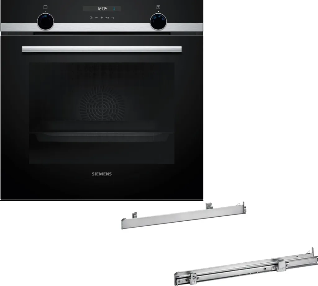 Siemens built-in oven HB517GBS3, including clip-on pull-out shelf HZ538000