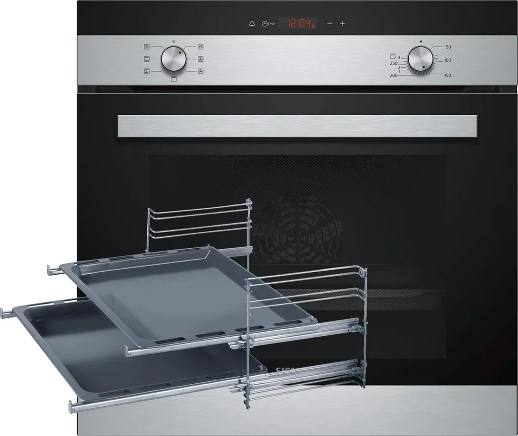 Siemens HB113FBS2 Oven Set Stainless Steel HB113FBS1 + HZ438201 Pull-Out
