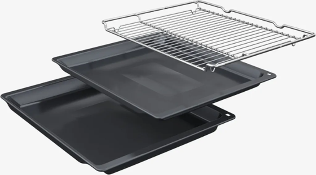 Siemens iQ700, built-in oven, 60 x 60 cm, black, stainless steel HB736G1B1