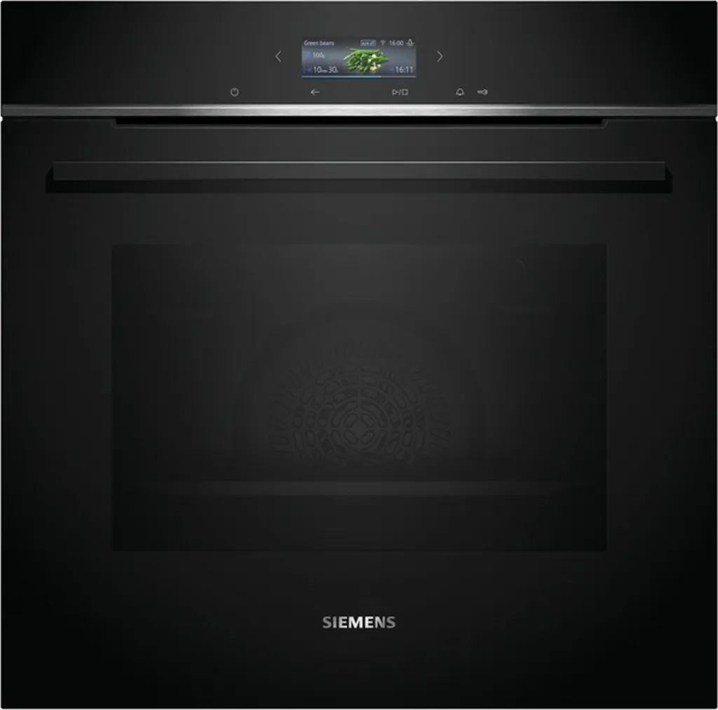 Siemens iQ700 HB734G1B1 Built-in Oven, Black, Stainless Steel, Energy Efficiency Class: A+