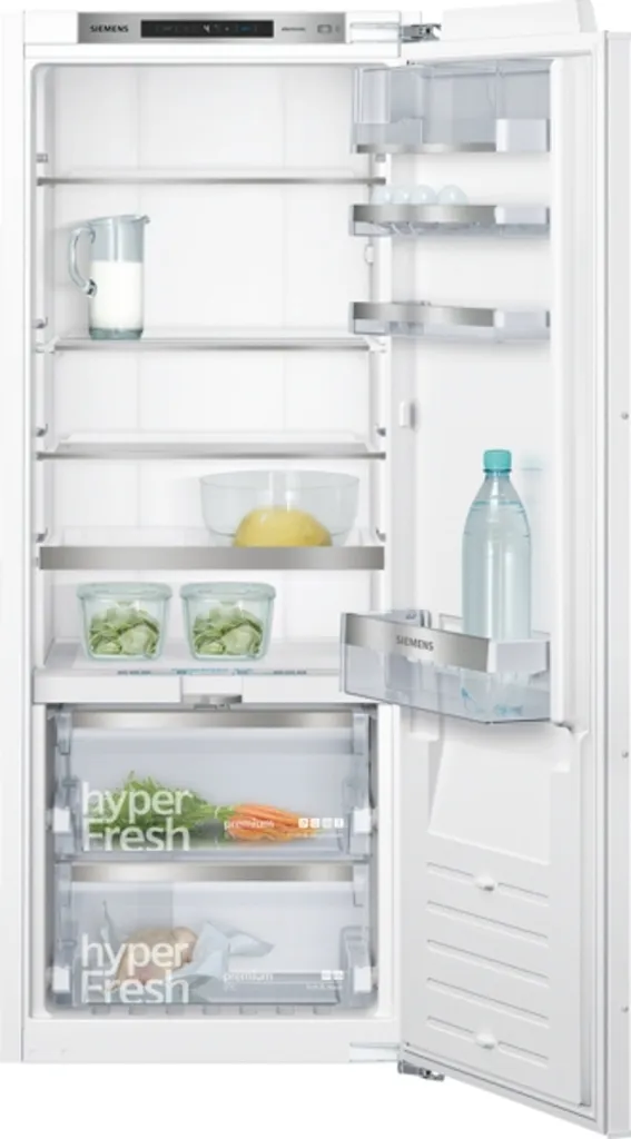 Siemens KI51FADE0 iQ700, built-in refrigerator, 140 x 56 cm, flat hinge with soft-close mechanism