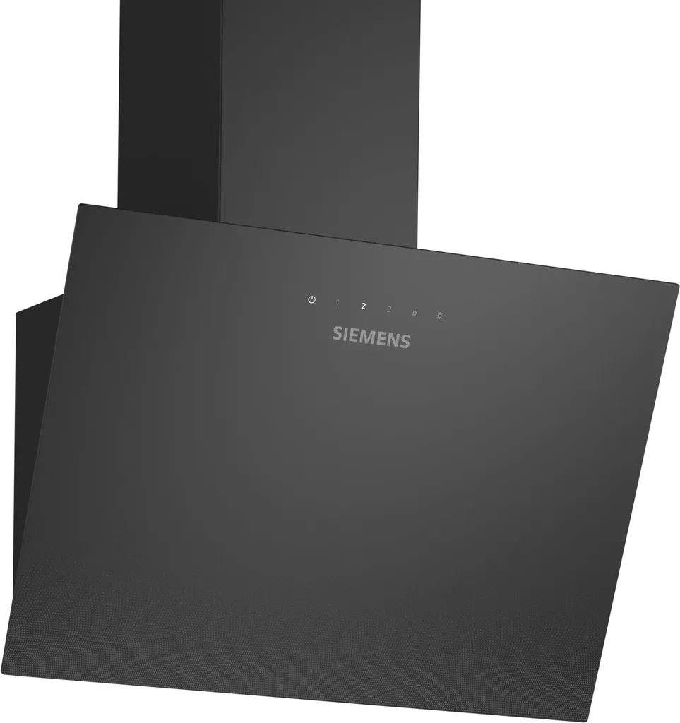 Siemens LC65KDK6K Head-free extractor hood 60 cm Black Clear glass