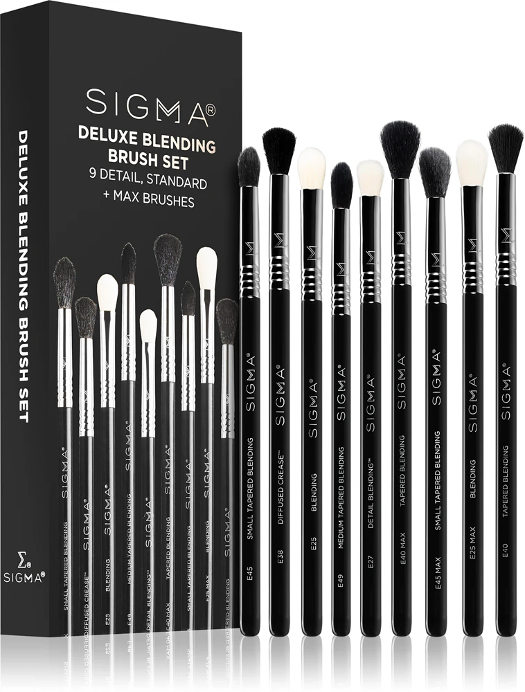 Sigma Beauty Brush Set Deluxe Blending Eye Brush Set