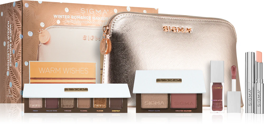 Sigma Beauty Winter Romance Makeup Collection Gift Set (for face)