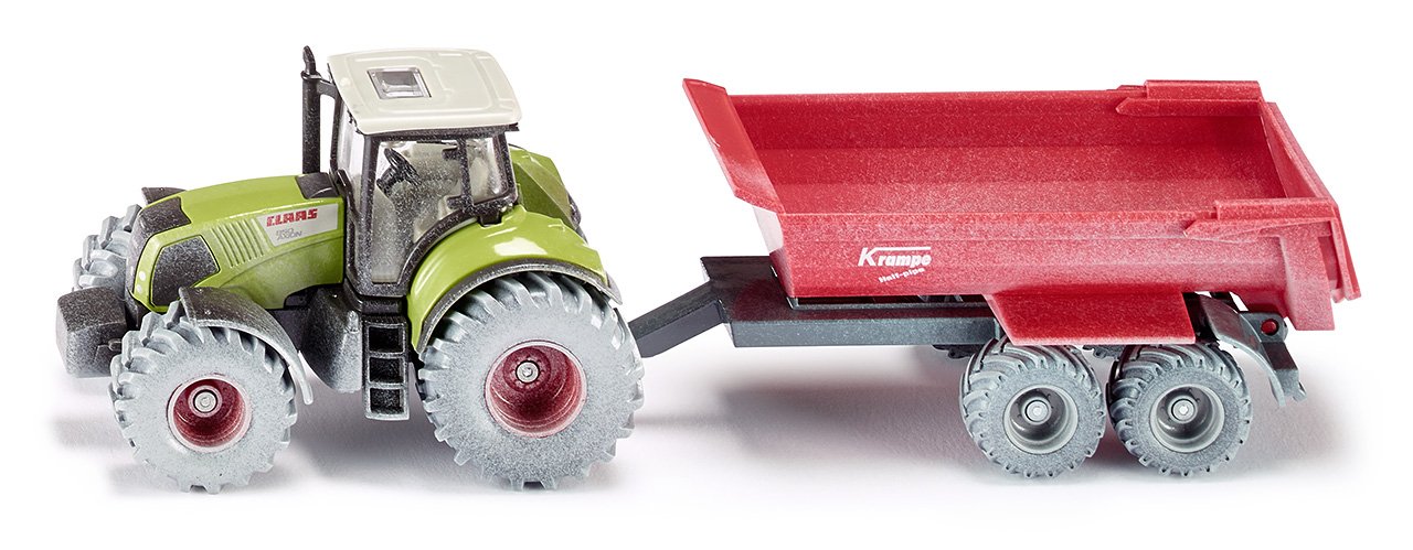 Siku Claas Axion With Tipping Trailer