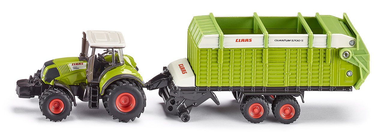 Siku 1:87 Claas Tractor W/Trailer