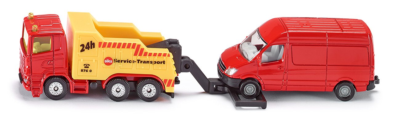 Siku 1667 Breakdown Truck Plus Car Die Cast Miniature