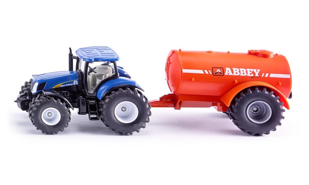 Siku 1945 Tractor With Single Axle Manure Barrel Vehicles