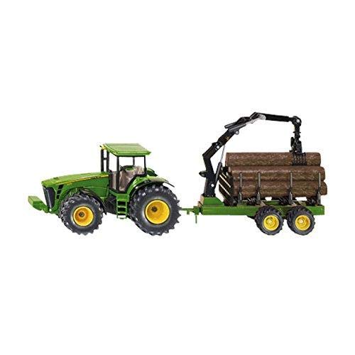 Siku 1954 Tractor With Forestry Trailer