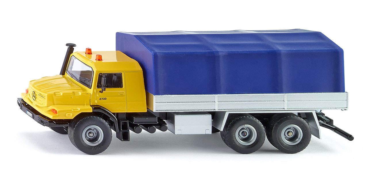 Siku Mercedes Benz Zetros With Platform And Plane