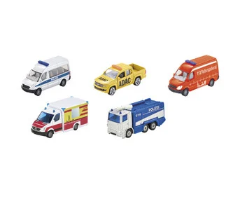 Siku Emergency Vehicle Set, 1:87, 5 pieces