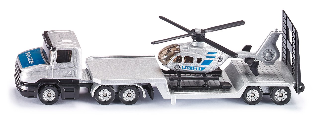 Siku Fire Service Articulated Truck And Helicopter