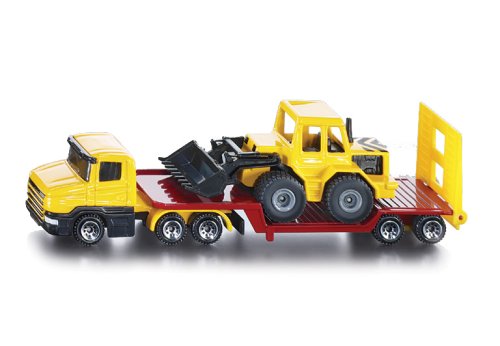Siku Super Series - Scania Low Loader +Frontload