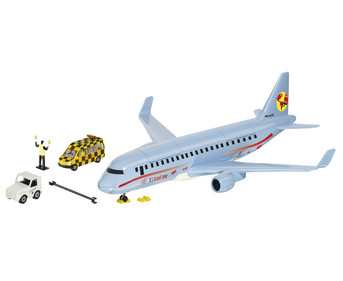 Siku airliner with accessories