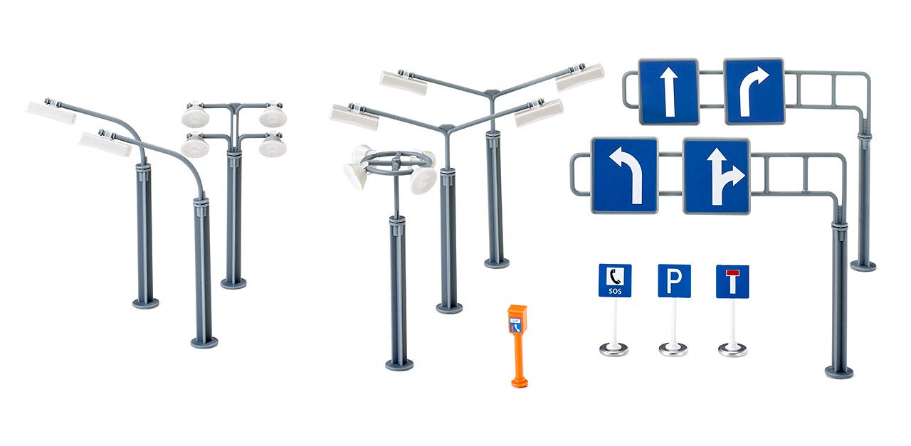 Siku World Road Signs And Street Lamps Accessory Set