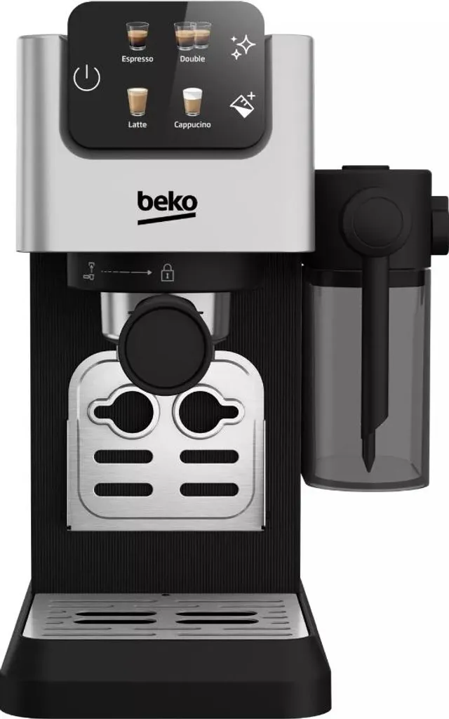 Silver 15-bar espresso machine Beko CEP5304X
