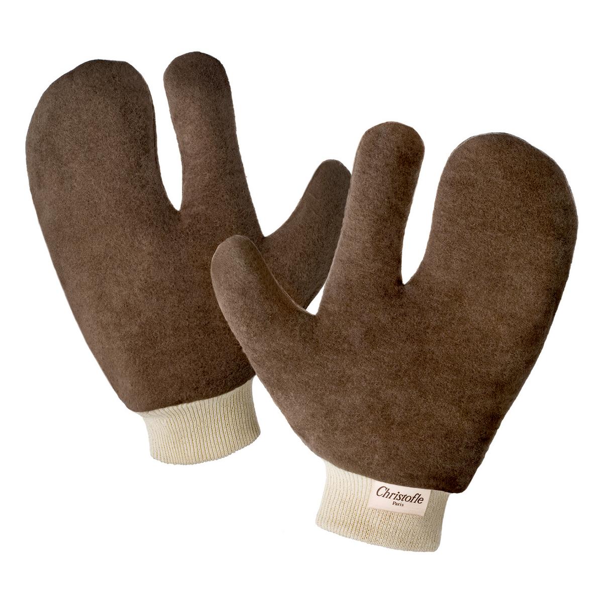 Christofle silver polishing gloves