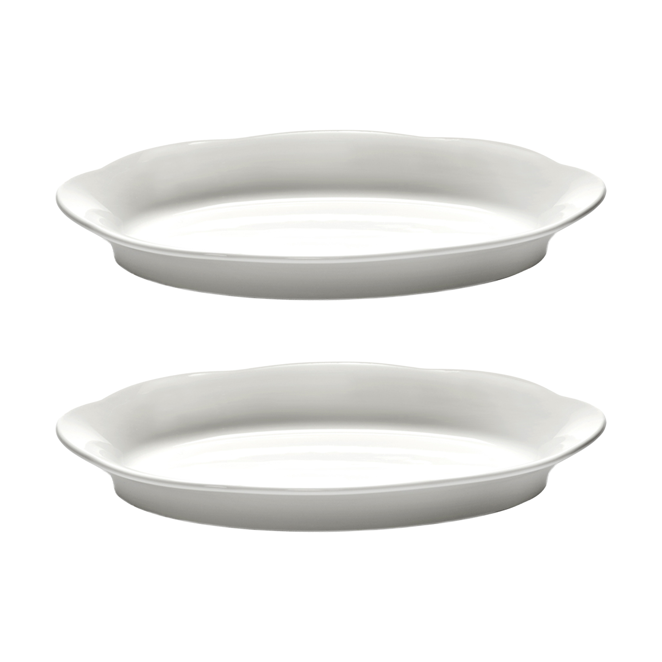Serax Silhouette oval djup plates M 15x24.5 cm pack of 2