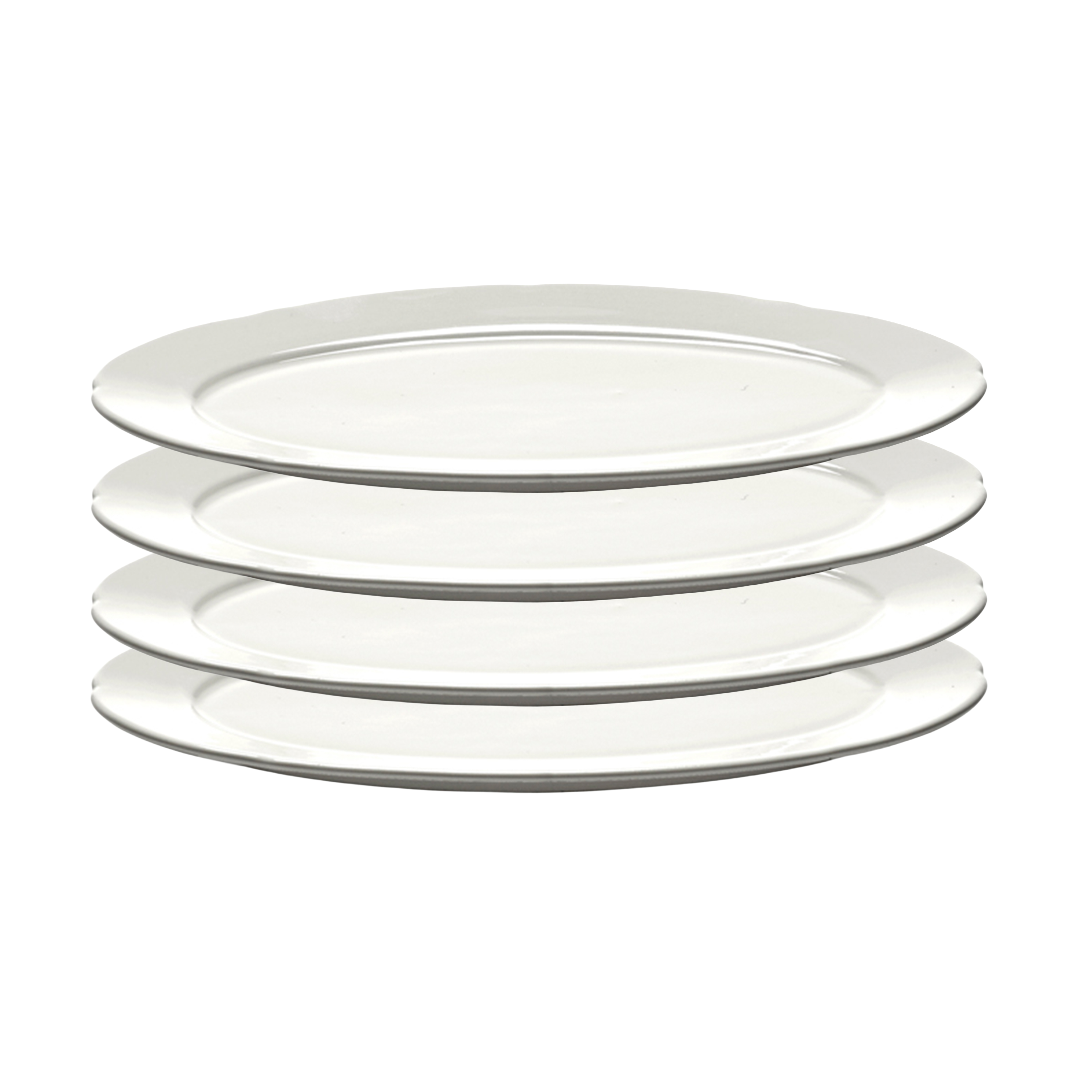Silhouette oval plate S 10x18.5 cm pack of 4