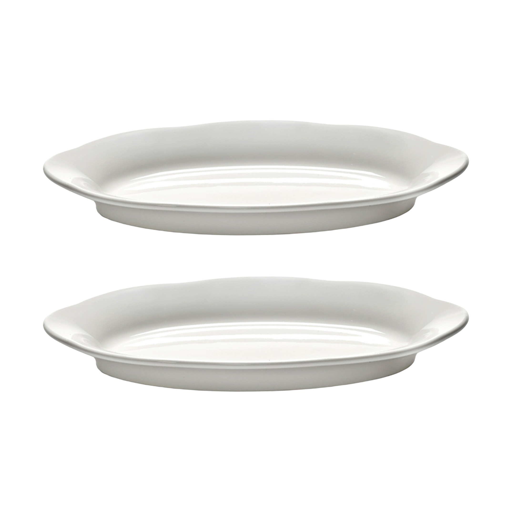 Serax Silhouette oval deep plate S 10x18.5 cm 2-pack