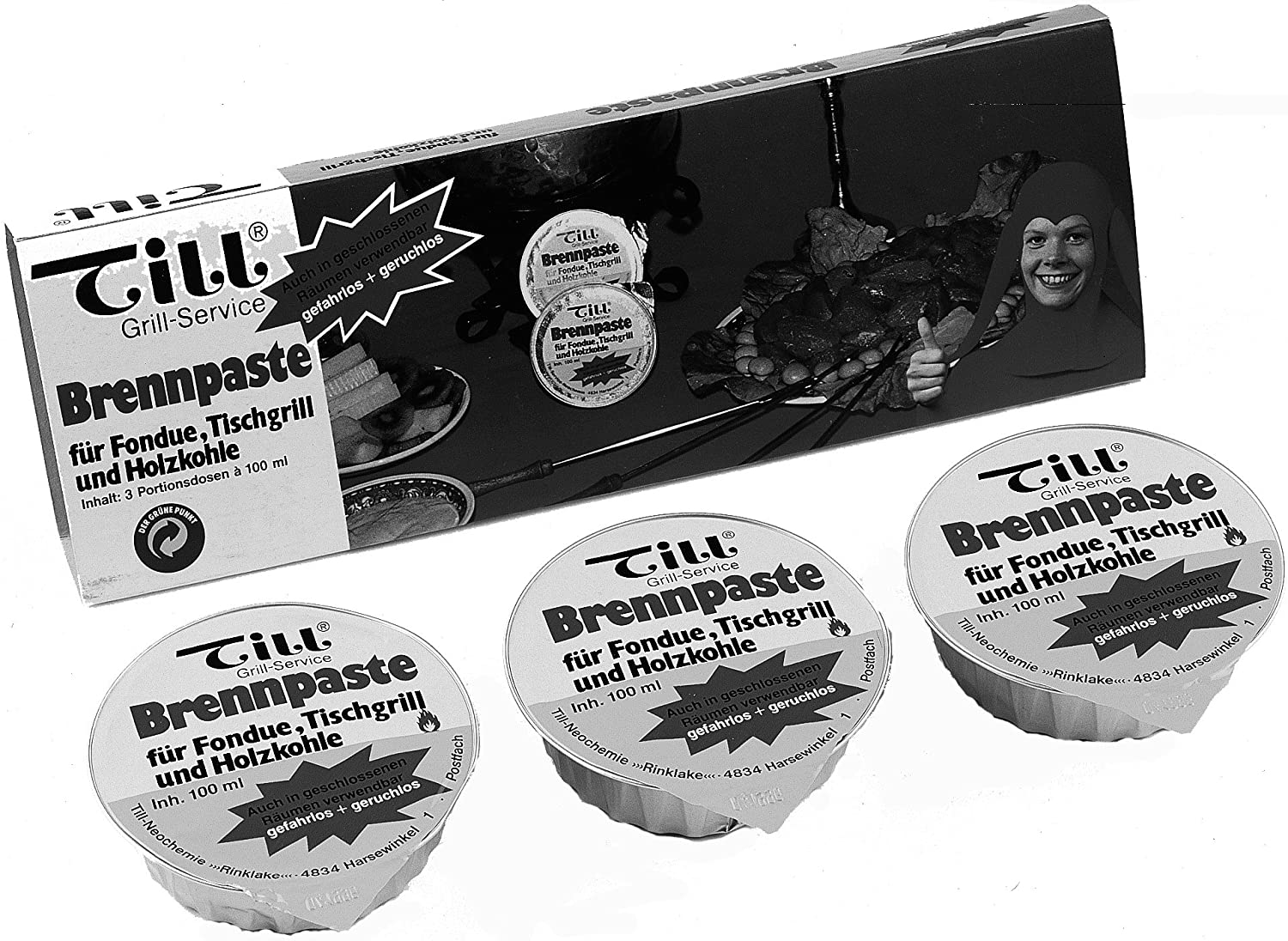 Silit 2150107163 Safety burning paste Pack of 3)