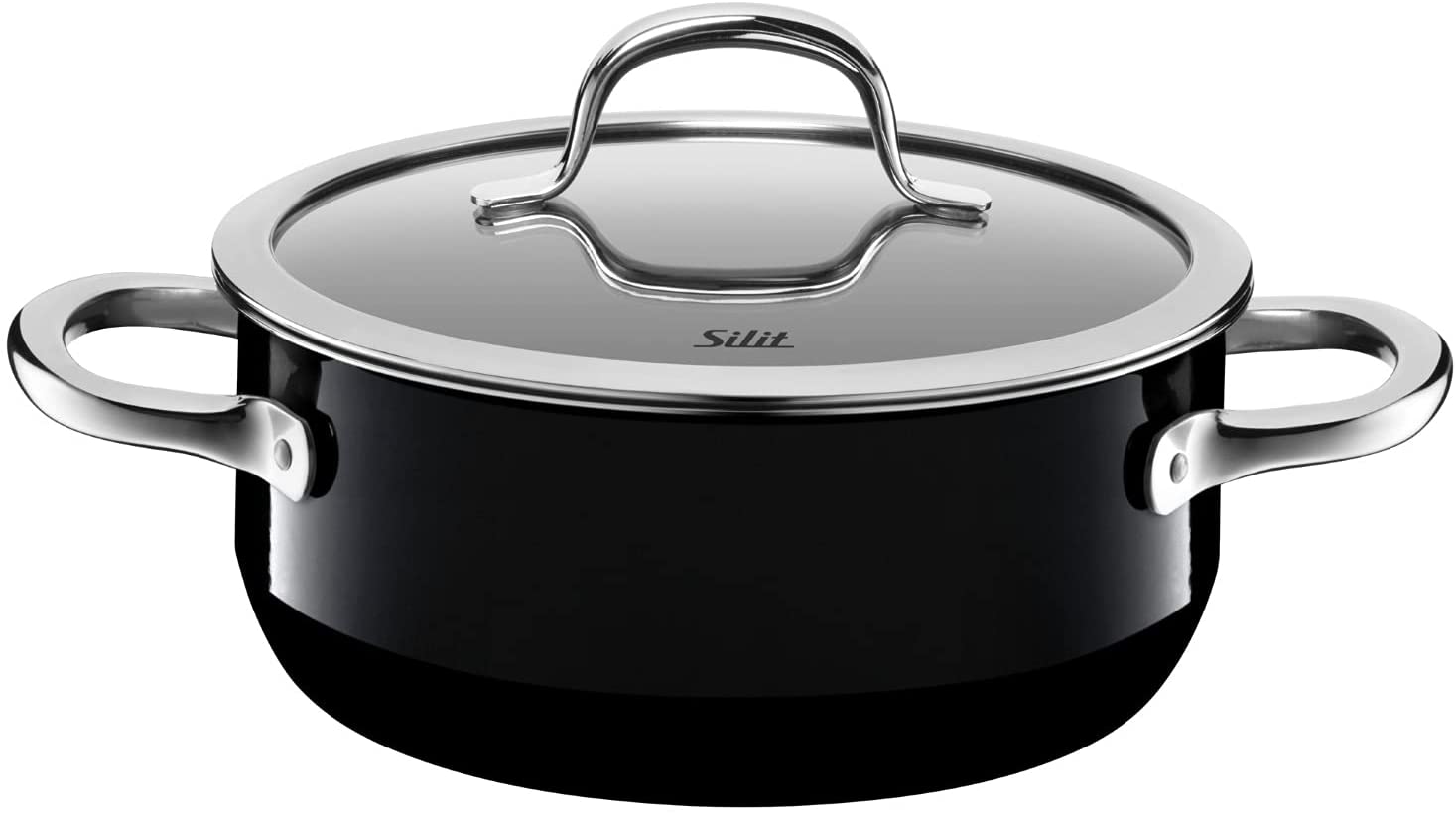 Silit 220245011 Stewing PaN D,20 CM, Passion Black