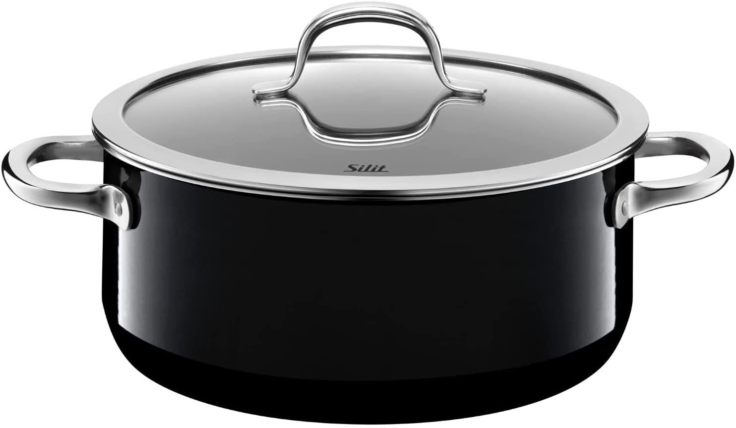 Silit 224245011 Stewing PaN D,24 CM, Passion Black