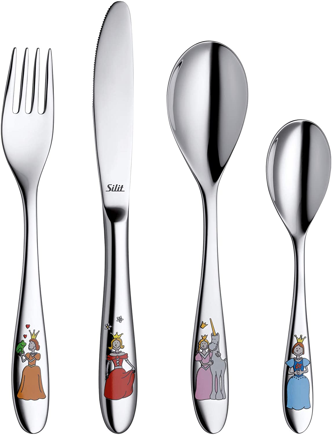 Silit 4-Piece Children\'s Cutlery Set Princess
