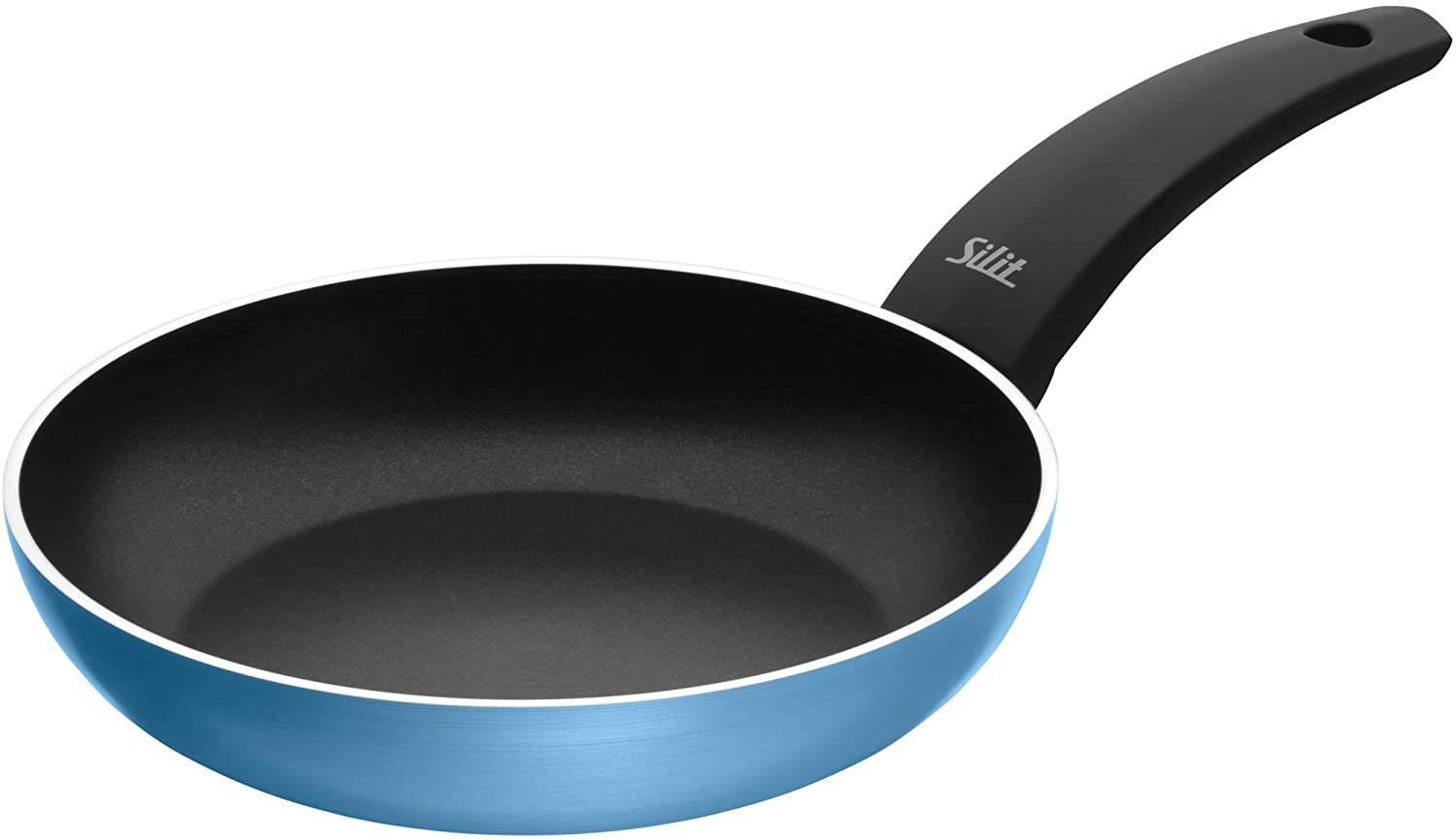 Silit Belluna Frying Pan 20 cm Aluminium Coated Ceramic Coating Plastic Handle PFOA Free Blue