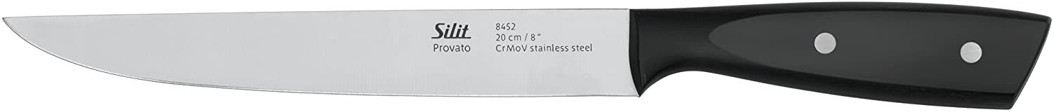 Silit Meat knife Provato blade length 20 cm stainless blade steel jointless riveted handle made of plastic