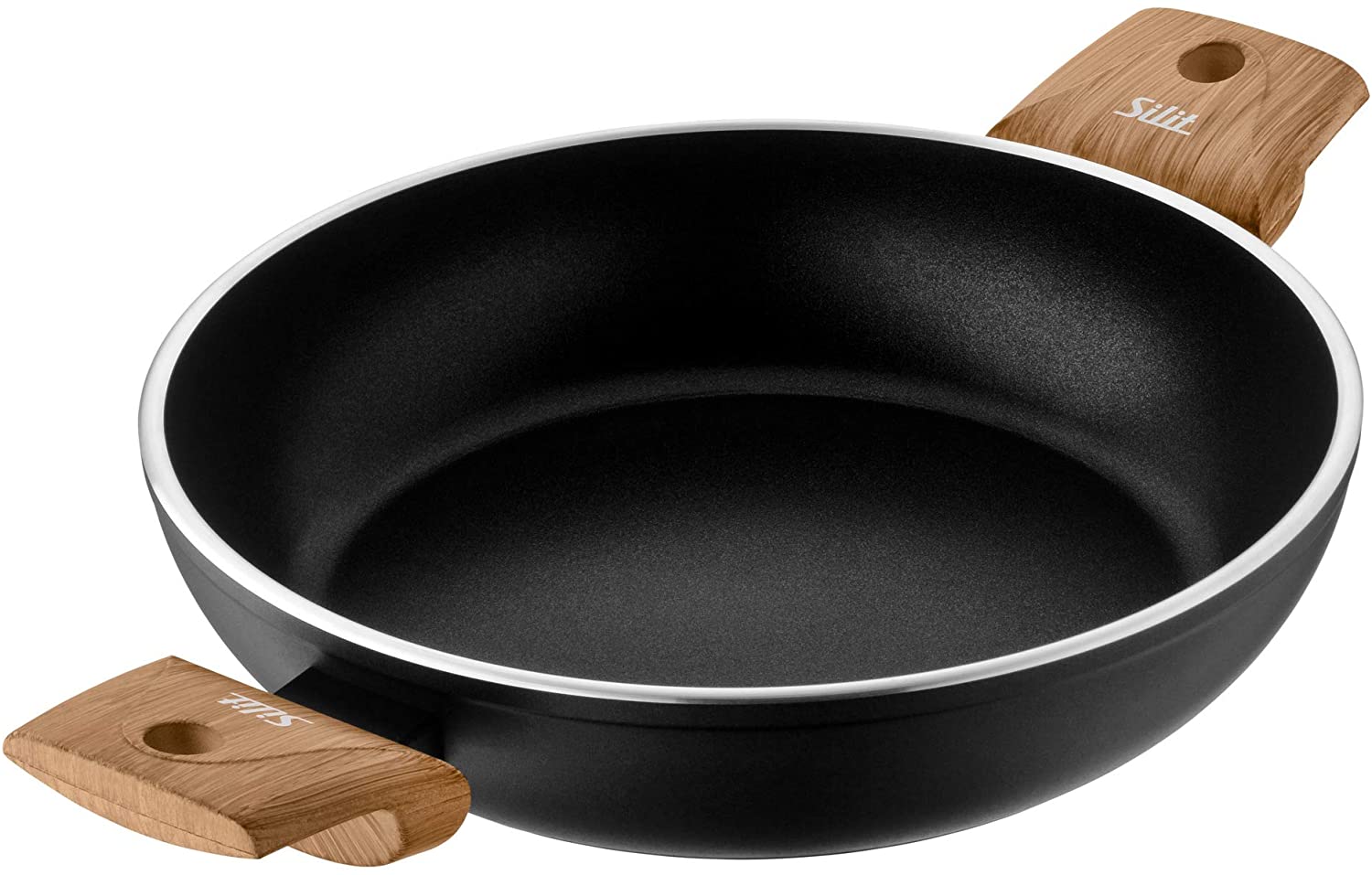 Silit Faggo Serving / Frying Pan 28 cm Induction Aluminium Coated Plastic Handle for Gentle Frying