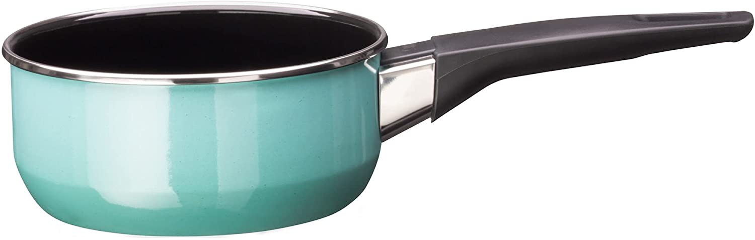 Silit Modesto Line Saucepan 16 cm without Lid 1.3 L Silargan Functional Ceramic Induction Saucepan Green