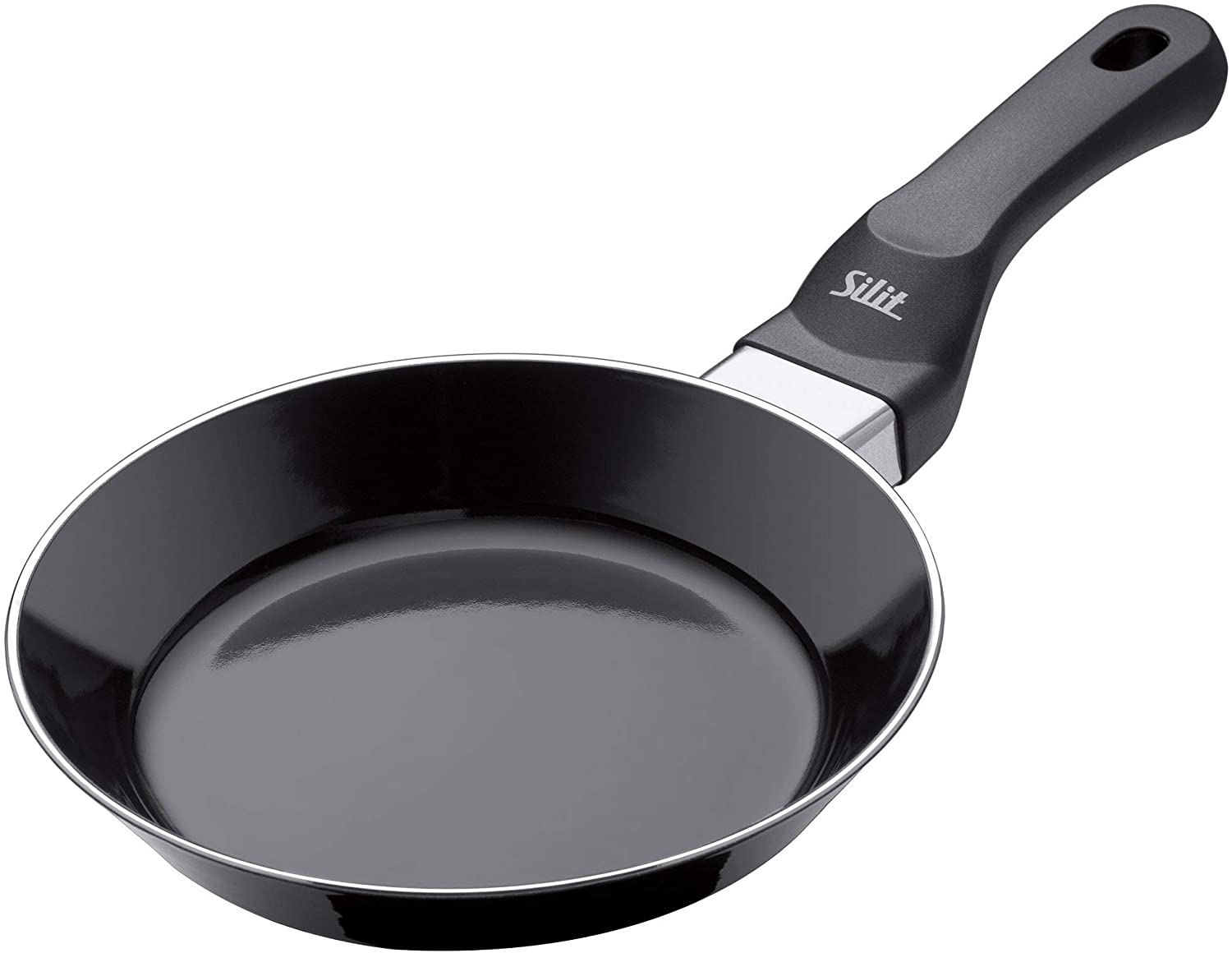 Silit Professional Bratpfanne 20 cm, Silargan Funktionskeramik, Induktion, schwarz