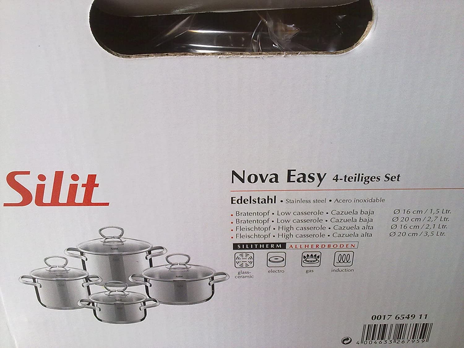 Silit Saucepan Set Nova 4 0017654911