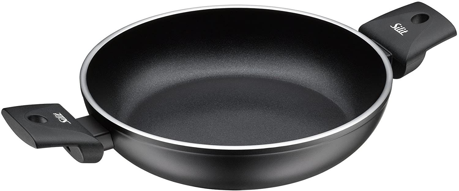 Silit Messino Serving / Frying Pan 24 cm Induction Aluminium Coated Ceramic Coating Plastic Handle