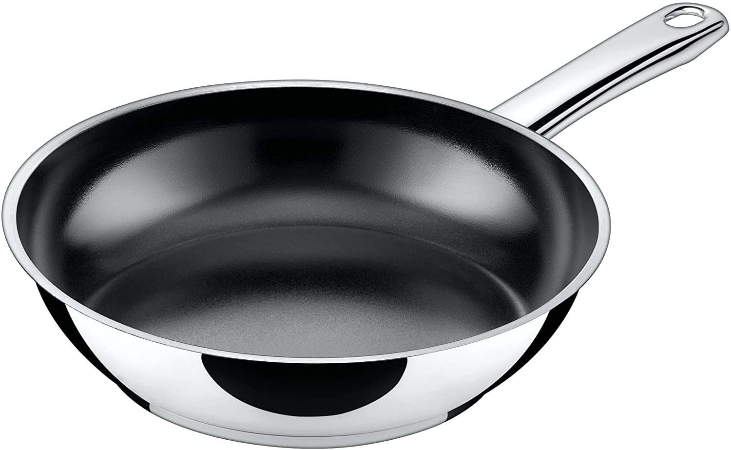 Silit Talis Frying Pan, Stainless Steel Coating, Ceramic Coating, Suitable for Induction Oven, PTFE / PFOA Free, transparent, 2110300427